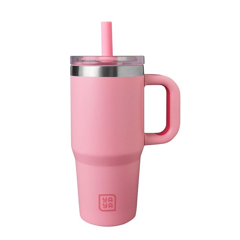 My First Travel Tumbler for Toddlers, Portable Stainless Steel Tumbler with Silicone Straw & Leak-Proof Lid, Insulated Bottle for 12+ Hrs of Cold Drinks Flask Containers