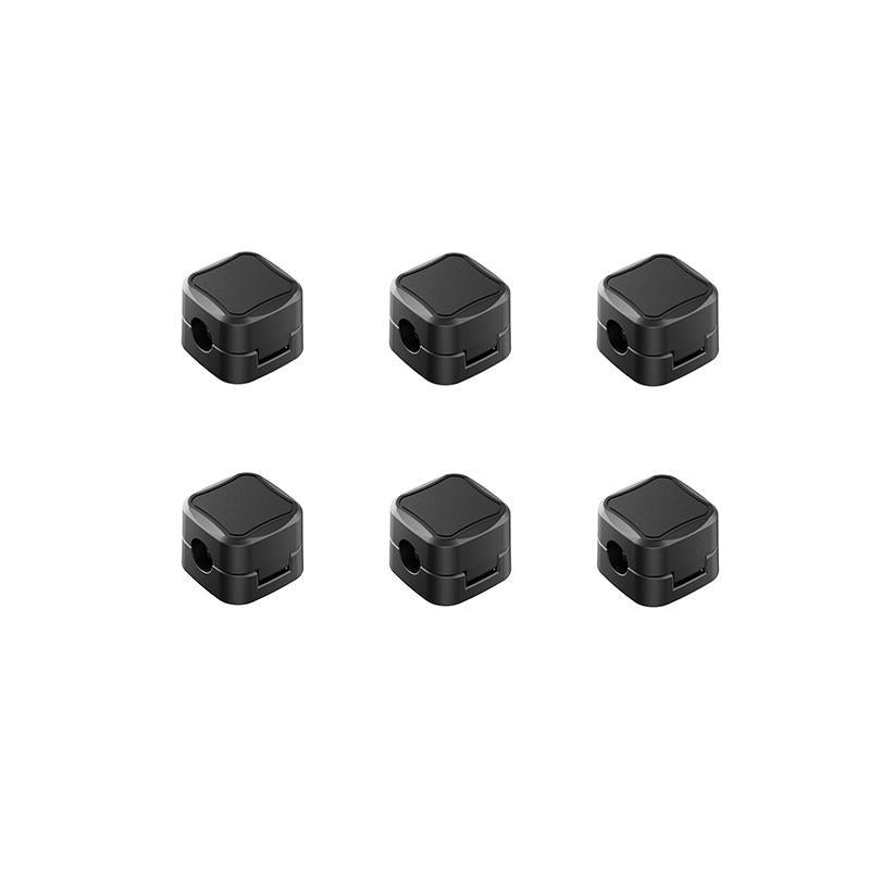 Cable Clip Organizer, 6 Counts/set Wall Mounted Cable Management Holder, Cable Organizer for Home & Office, Desk Organizer, Desk Accessories,  Room Accessories