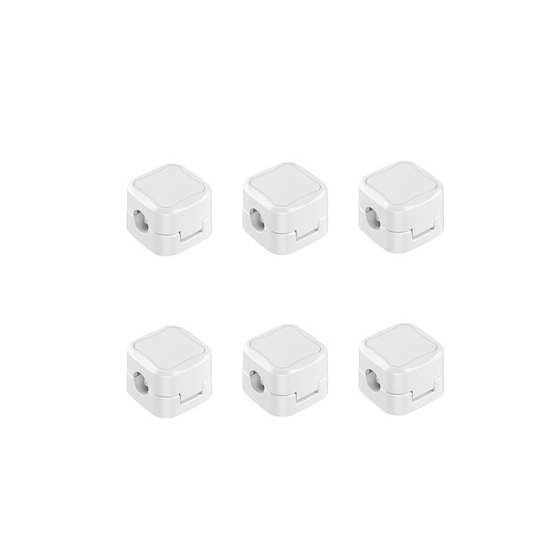 Cable Clip Organizer, 6 Counts/set Wall Mounted Cable Management Holder, Cable Organizer for Home & Office, Desk Organizer, Desk Accessories,  Room Accessories