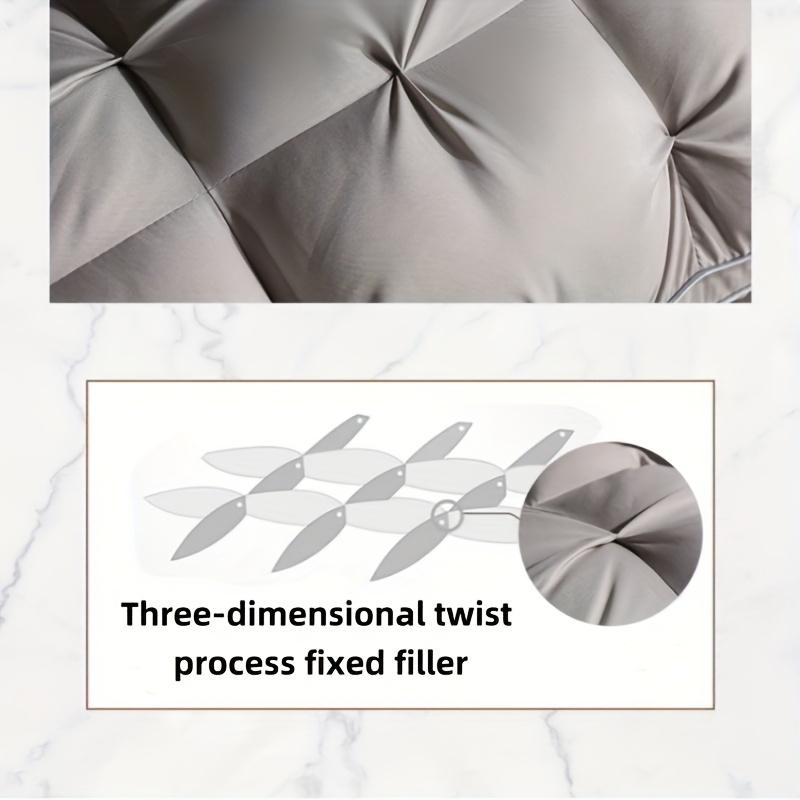 2pcs Uxury 5-Star Hotel Quality Pillow,  990G - Deep Sleep Neck Support, Non-Collapse High Pillow Core for All Seasons, Hypoallergenic Polyester Cover, Machine Washable Suitable for side sleeping, supine sleeping, prone sleeping