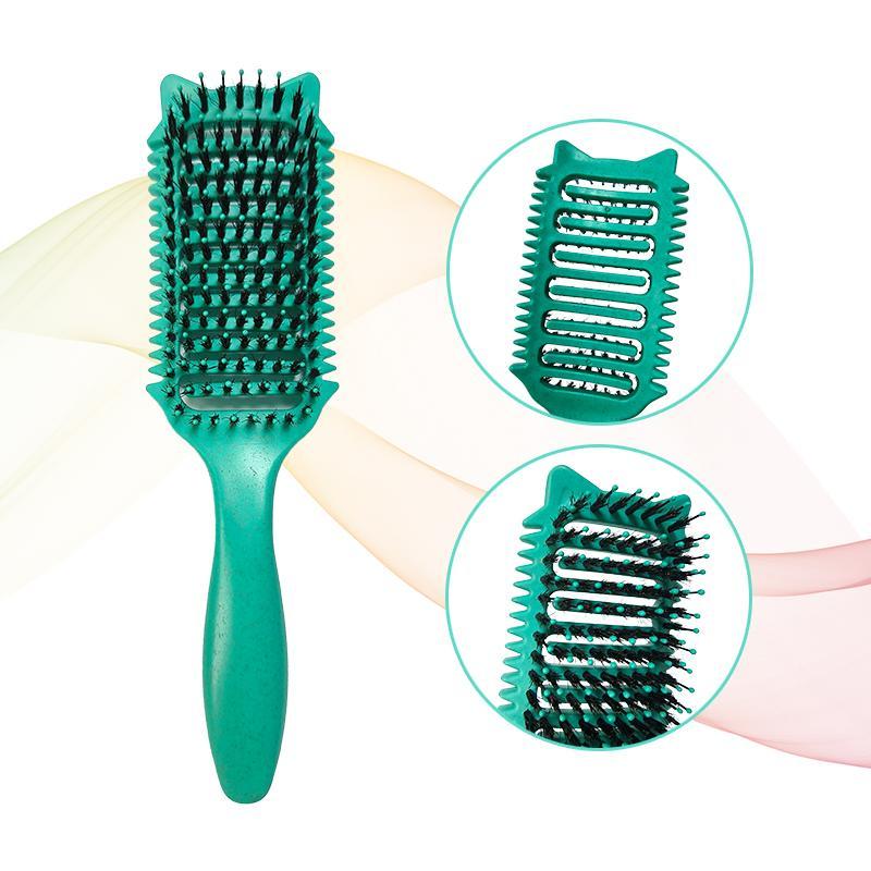 Upgraded Curl Defining Comb – Adorable Cat Ear Design, Wide Tooth Detangling Comb for Curly, Wavy & Coily Hair | Anti-Frizz, No-Pull Styling Tool for Men & Women, Perfect for Daily Use, Travel & Natural Hair Care