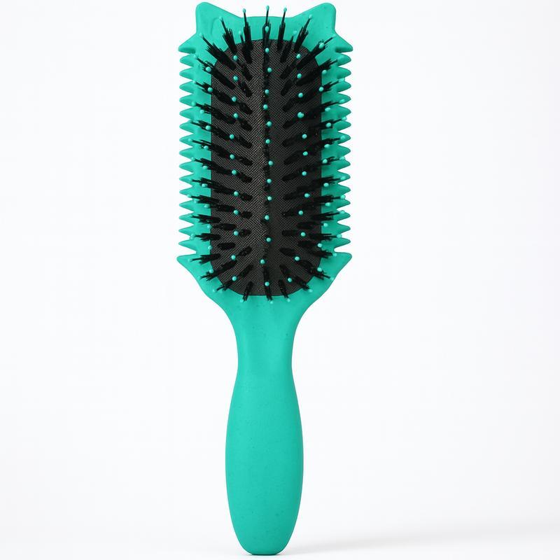 Upgraded Curl Defining Comb – Adorable Cat Ear Design, Wide Tooth Detangling Comb for Curly, Wavy & Coily Hair | Anti-Frizz, No-Pull Styling Tool for Men & Women, Perfect for Daily Use, Travel & Natural Hair Care