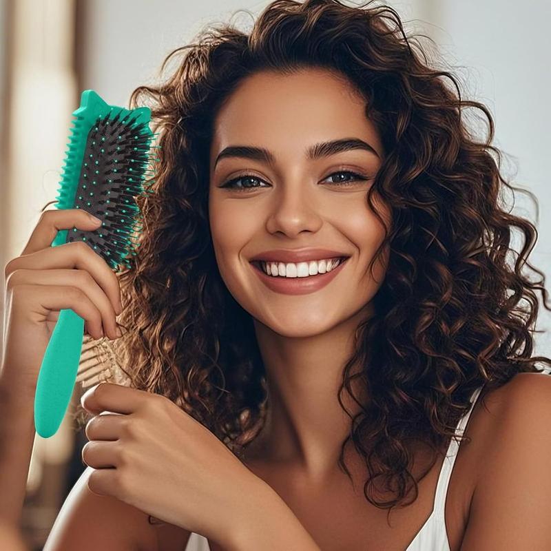 Upgraded Curl Defining Comb – Adorable Cat Ear Design, Wide Tooth Detangling Comb for Curly, Wavy & Coily Hair | Anti-Frizz, No-Pull Styling Tool for Men & Women, Perfect for Daily Use, Travel & Natural Hair Care