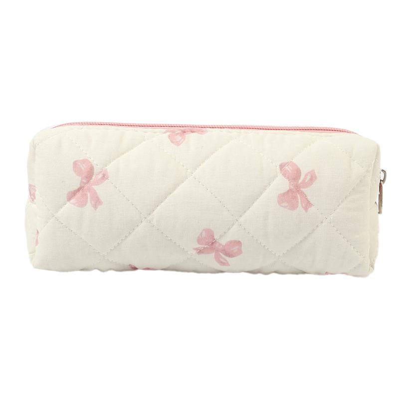 3-piece set with butterfly bow pattern, lightweight, multifunctional, fashionable storage bag with zipper design suitable for daily use, leisure travel, portable storage bag for storing cosmetics, jewelry and accessories